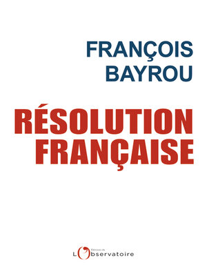 cover image of Résolution française